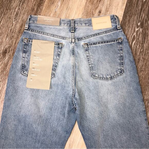 Everlane The 90s Cheeky Jeans Vintage Sundrenched Blue 26 NWT - Picture 8 of 14